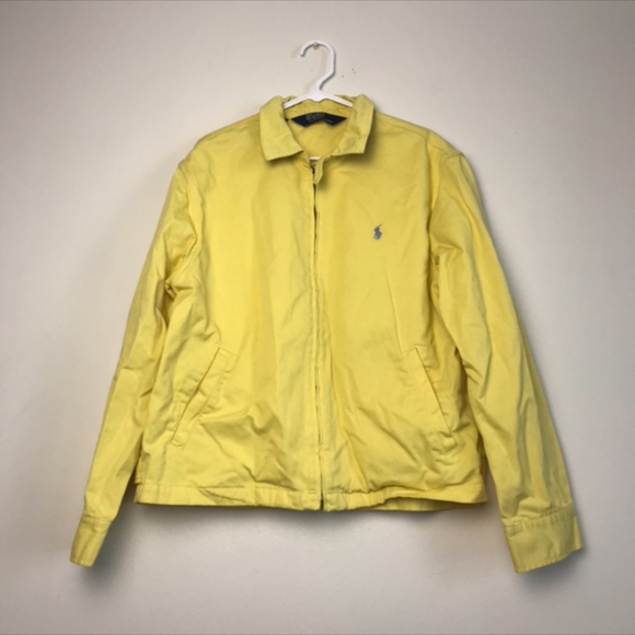 yellow ralph lauren jacket